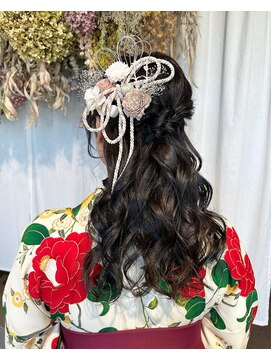 トリコ ショップアンドヘアサロン(tricot shop hair salon) 卒業式ヘアセット×袴着付け♪yu