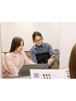 ご新規様限定！【髪質改善カラーエステ】毛先まで柔らかな指通りが続き、髪に輝くツヤとハリをアップ☆