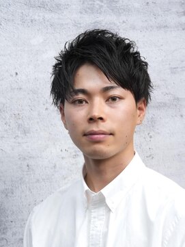 ロバーツヘアー 吉祥寺店 爽やかツーブロックアップバング〈吉祥寺/メンズ/バーバー〉