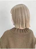 抜きっぱなしハイトーン&ブランドヘアー