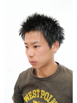 カーウォッシュバーバー(CARWASH BARBER) メンズカットアップバングダークアッシュ0904