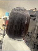 ツヤツヤ縮毛矯正ナチュラルカラー大人可愛い透明感10代20代