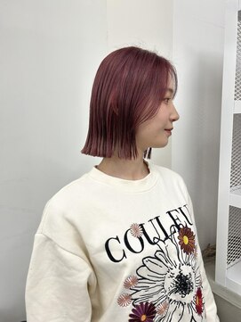 クリアーオブヘアー 池下店(clear OF HAIR) 1bleach pink bob