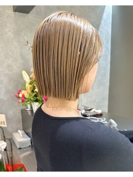 サンド 池袋(sand) ミニボブ/ベージュカラー