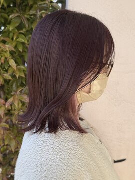 カルム(calme) ピンクブラウン×ホワイトピンク