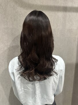 ラック(LUCK) コテ巻き風パーマ/船橋/くすみベージュ/細めハイライト