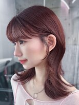 フィヴェント(Fivent) 黒髪ボブルフネビージュ小顔ワンレン顔まわり韓国レイヤーカット