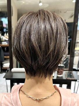 ラボー ノースプラザ店(LA'BO) 【LA'BO三浦】ナチュラルハイライトショート