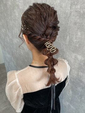 ランガリ ヘアアンドスパ(Rangali Hair&Spa) 【別府　Rangali】お呼ばれヘア、たまねぎヘアアレンジ