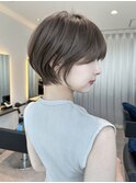 30代40代50代絶壁解消前髪あり小顔前下がり大人ショートボブNAYU