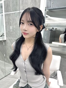 マウル ナゴヤ 名駅(MAEUL NAGOYA) 似合わせカット　ダークアッシュ  ミディアムレイヤーカット