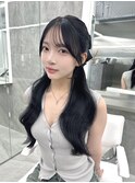 韓国アレンジ暗めカラー