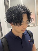 エリマ 調布(elima) 無造作パーマスパイラルパーマ波巻きスパイラルセンターパート