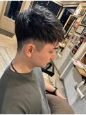 短髪×ハイグラデーション