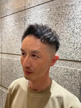 ヘアモード キクチ 銀座店 銀座 理容室 フェード×パーマ