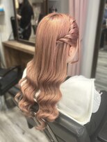 ヘアセット アリエス 新宿駅前店(aries)&nbsp;ねじりハーフツイン