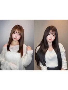 納得のいく似合わせ顔周り・前髪カットで印象チェンジ♪トレンドの顔周りレイヤーカットもおすすめ☆[赤坂]