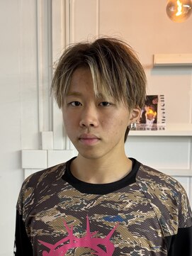 シーン 原宿(scene) シャープアップバング/ブリーチ縮毛矯正