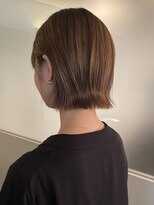 トリコ アヴェダ ららテラス北綾瀬(tricot AVEDA)&nbsp;外はねボブ/切りっぱなしボブ/ボブ/柔らかベージュ/北綾瀬