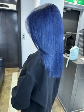 ジゼル(GiseL) 色落ちがグレーになるネイビーブルー