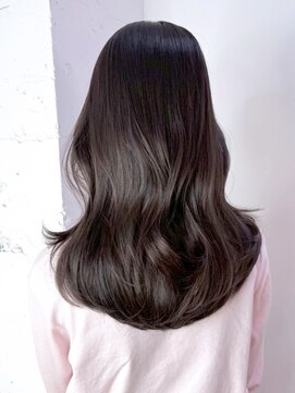 アルバム 新宿(ALBUM SHINJUKU) 韓国ヘアロングココアベージュ顔周りレイヤー_ba570991