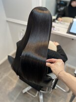 ウィステリア アネックス 銀座(WISTERIA ANNEX)&nbsp;ブルーブラック/ULTOWAトリートメント/髪質改善カラー/東銀座