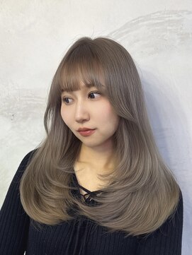 ソアバイリコヘアー(soar by LiCO Hair) レイヤーカット/グレージュ