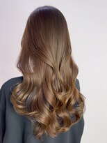 シオン(shion)&nbsp;韓国ヘアロング顔周りレイヤーココアベージュ_ba571402