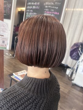 ラブヘアーグリーン(LOVEHAIRGREeN) ミニボブ×ピンク