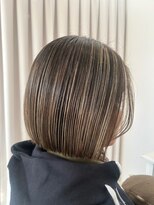 サイクル(CYCLE)&nbsp;伊勢崎/着物ヘア／大人ガーリー/ダークアッシュ/似合わせカット