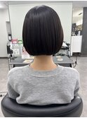 ボブ　艶髪　ラポルトリートメント　艶カラー