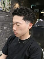スリーセント 栄(3/cent)&nbsp;ブッダパーマ/仏陀パーマ/ブッダアフロ/アフロ/テーパーフェード
