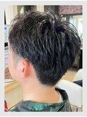 メンズ ツーブロック フェード 韓国風マッシュ