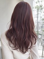 シンク オモテサンドウ(sync omotesando)&nbsp;ブリーチなしワインレッド/ピンクブラウン/髪質改善