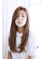 プリズム ヘアーデザイン 北坂戸店&nbsp;前髪かきあげストレート