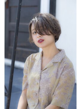 ミエルヘアーエスト 新宿店(mielhair est) 外国人風マッシュショートボブ