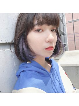 リコバイアフロート(riko by afloat) [riko立野]インナーカラーとミニボブ