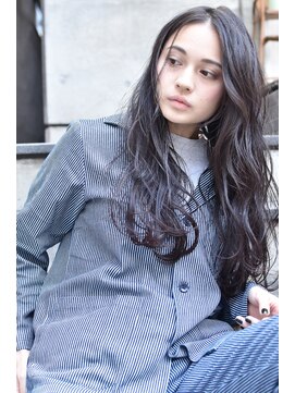 メーヴェ(Mowen) mowen南堀江xセミウェットウェーブxウルフパーマxウェットヘア