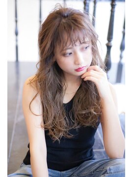 オースティン 門前仲町(AUSTIN) 前髪かき上げイメチェンイヤリングカラーラベンダーカラーくびれ