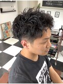 無造作パーマスタイル