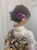 クロップ エス 湘南辻堂(crop es) 【crop es辻堂店 藤田】成人式シニョンアレンジ