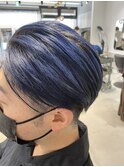 髪質改善/ブルーブラック/メンズスタイル/ツーブロック/大倉山