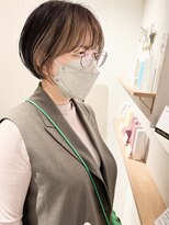 ラミエ バイ メルト 吉祥寺(lamie by melt)&nbsp;*滝田*小顔前髪顔まわりショートミルクティーインナーカラー