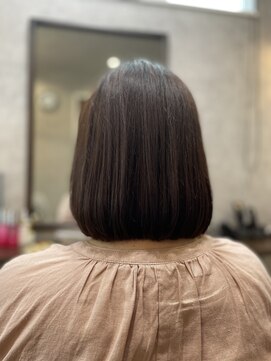 カルム(CALM) ボブ×縮毛矯正