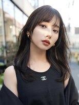 ドットハリス(.Hallis)&nbsp;くびれヘア/韓国風ヘア/大人可愛い/ベージュ/原宿/表参道