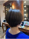 [大人女性サロン/広尾]ひし形ショート/小顔ショート