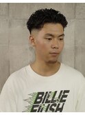 波巻きハイライトアップバングツーブロックマッシュ
