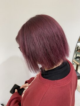 コレット 宇都宮(collet Gigi) ブリーチ1回でできるピンクカラー