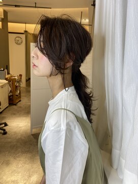 ミント 鳳(Mint.) 20代30代40代ピンクアッシュ艶感ストレート透明感ナチュラル