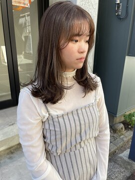 コフィー バイ メルト 吉祥寺(cofy by melt) 【松本咲花】ワンカールレイヤーカット/ブラウンベージュカラー